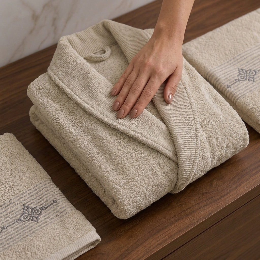 Brinda 100% double cotton bathrobe ( 10 pcs )