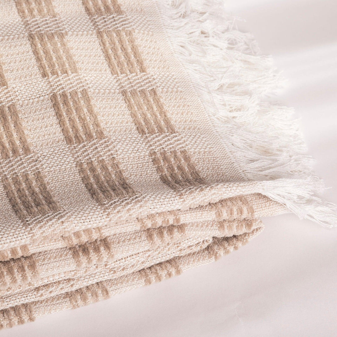 Mixed cotton coverlet