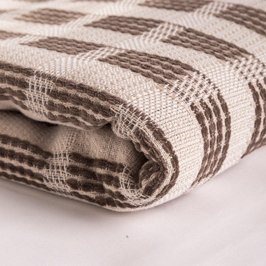 Mixed cotton coverlet