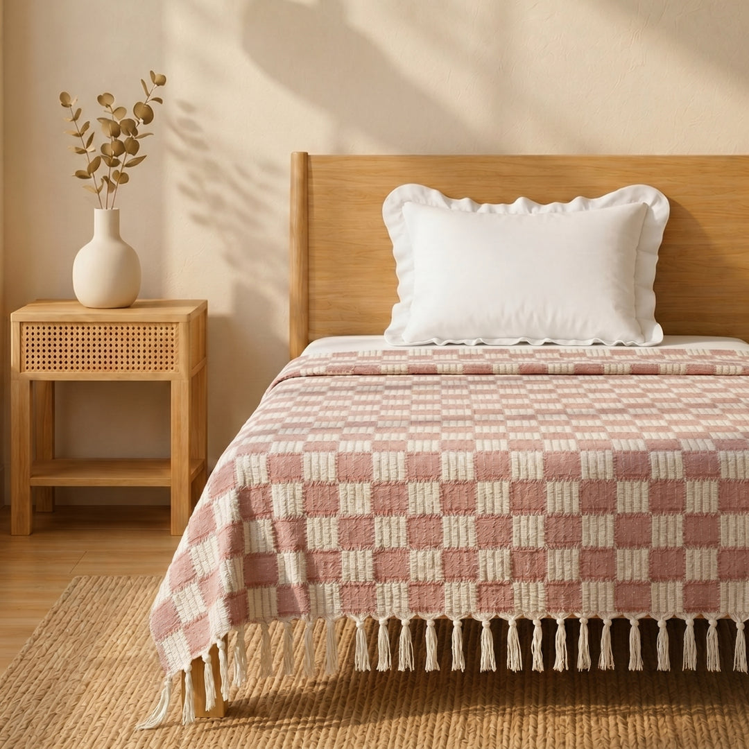 100% pure cotton single coverlet