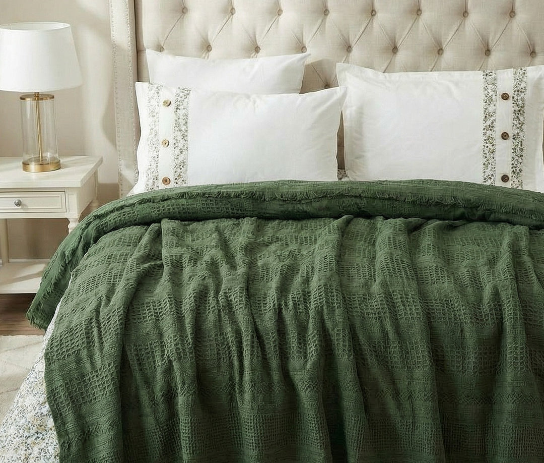 Miran coverlet set ( 4 pieces ) olive