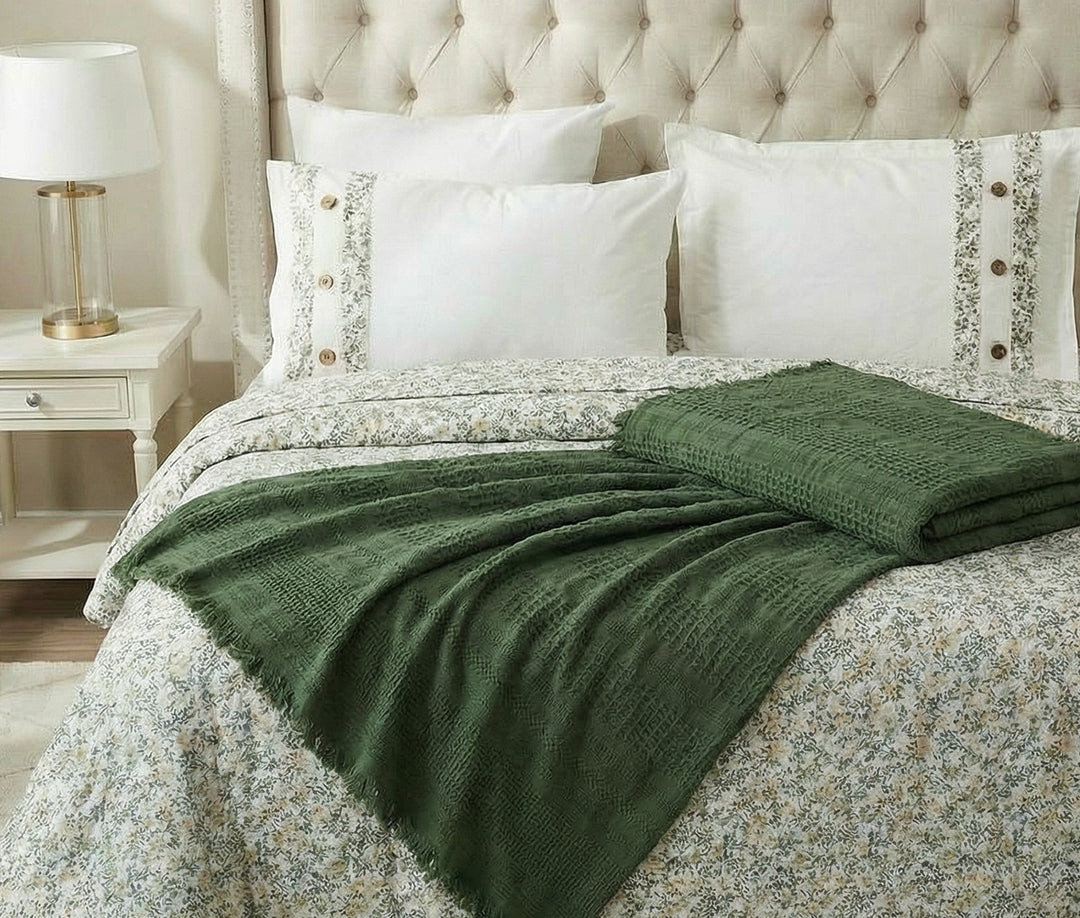 Miran coverlet set ( 4 pieces ) olive