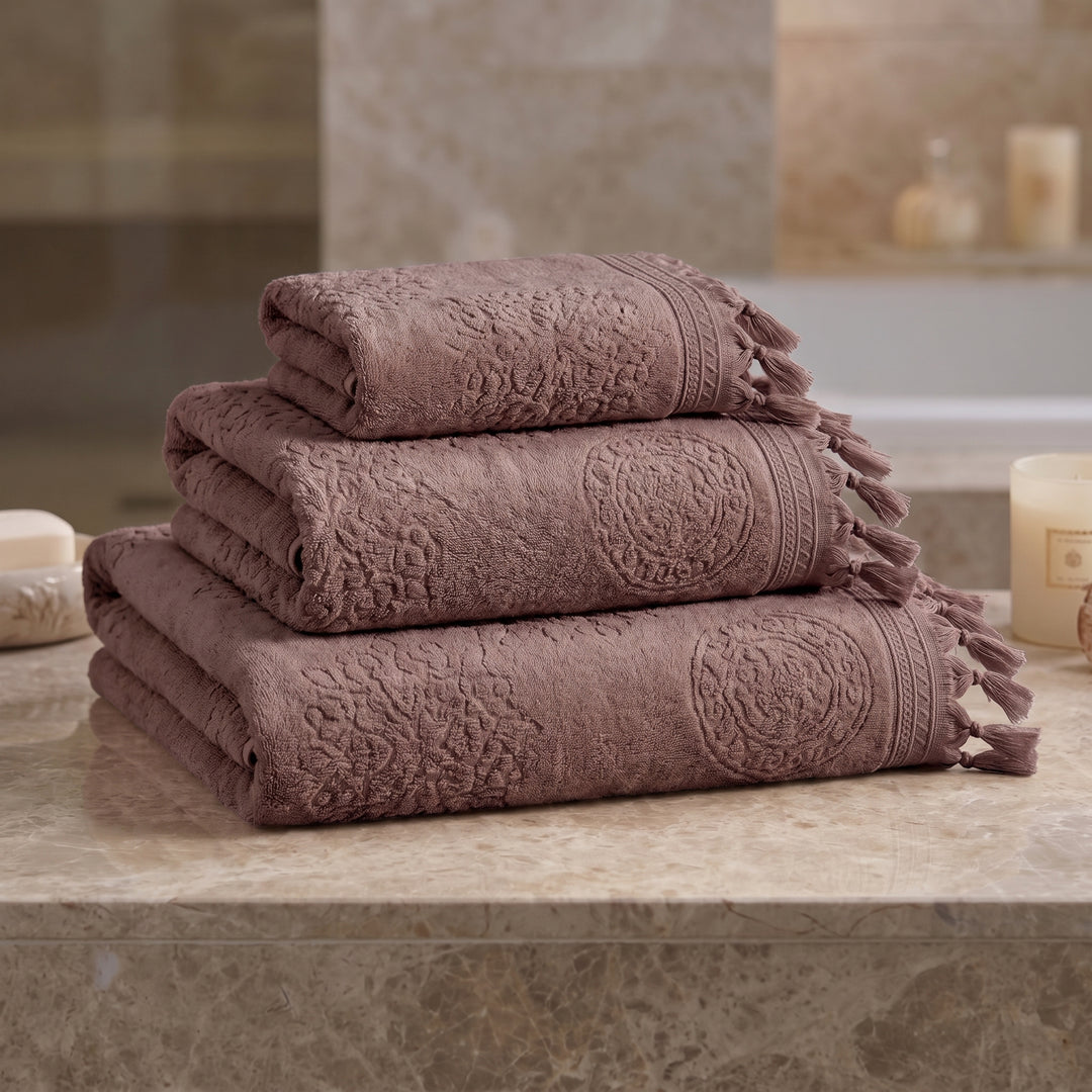 Mawga Towel — Dark Mauve