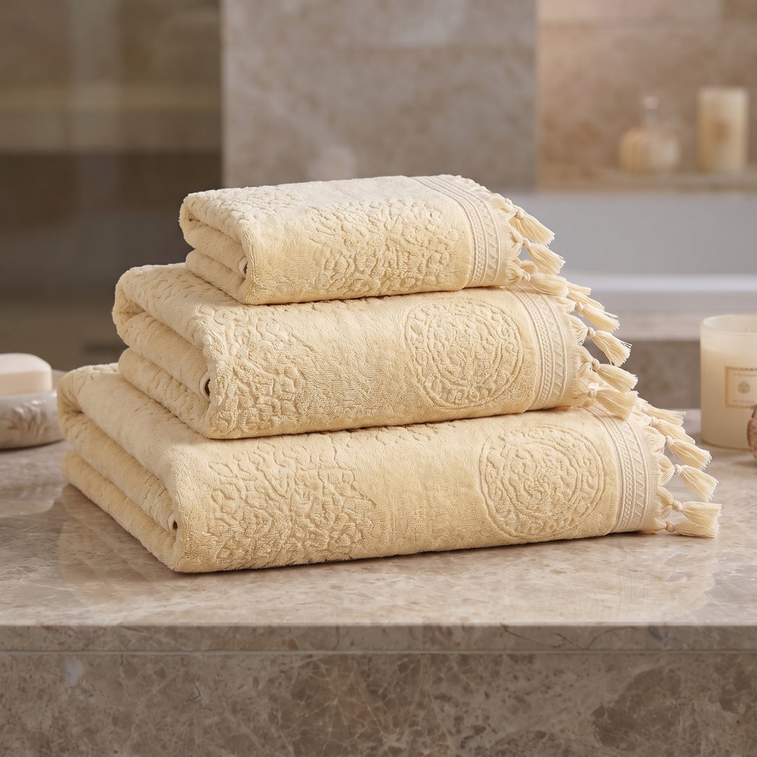 Mawga 3-Piece Towel Set — Beige