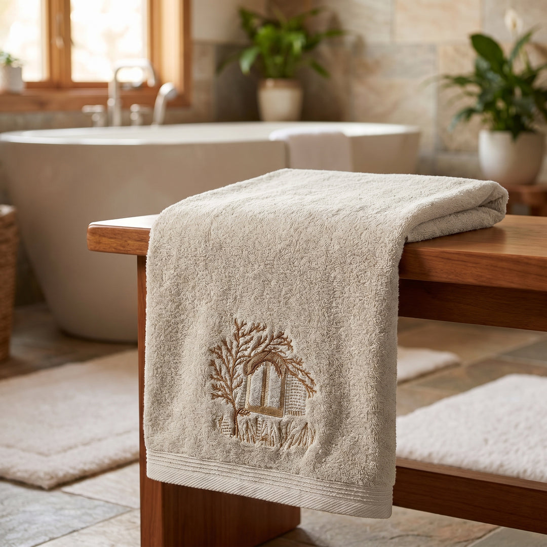 Ashraqat Towel — 60×120 cm — Cafe