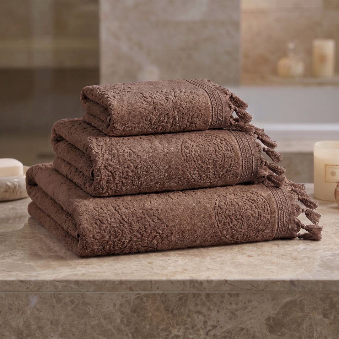 Mawga Towel — Dark Cashmere