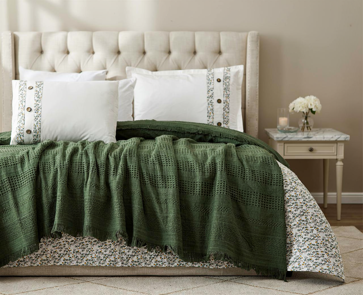 Miran coverlet set ( 4 pieces ) olive