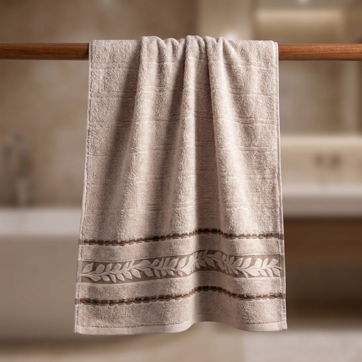 Saray 7 light mauve full bath towel 90×155 cm