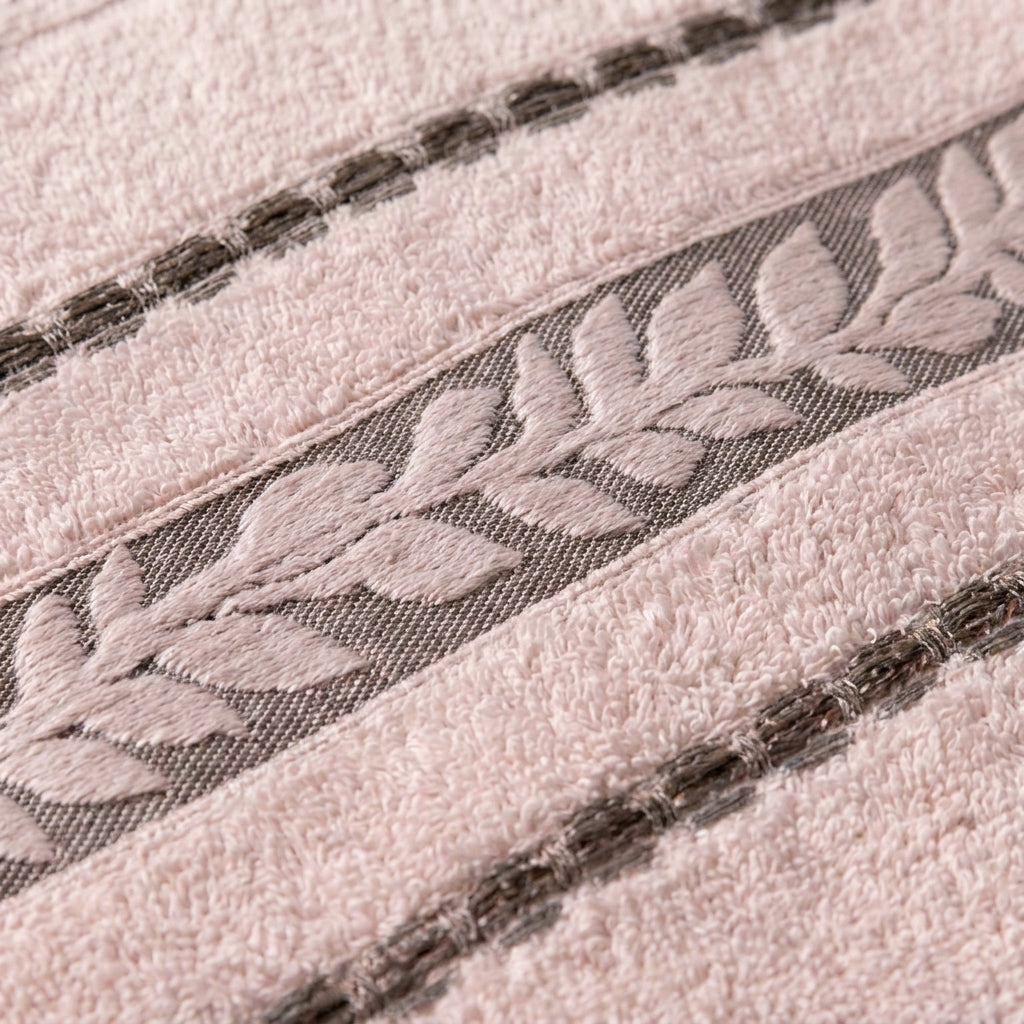Saray 7 pink full bath towel 90×155 cm