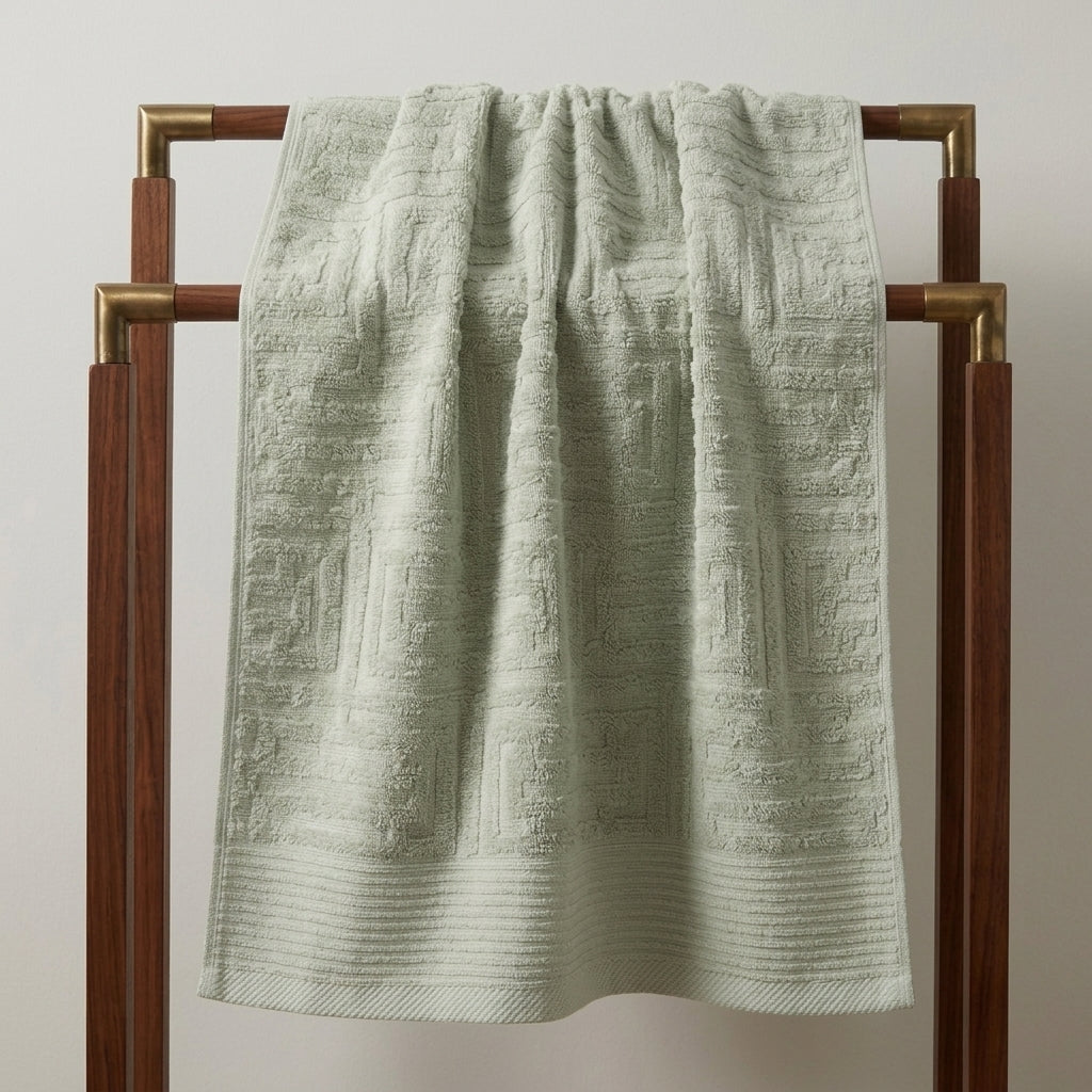 Maze Mint Green towel 50×90 cm