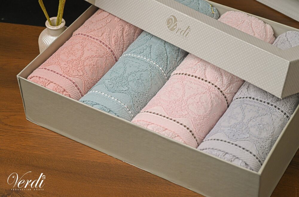 ⁦Marmar 1 – Half Bath Towel⁩ - الصورة ⁦4⁩