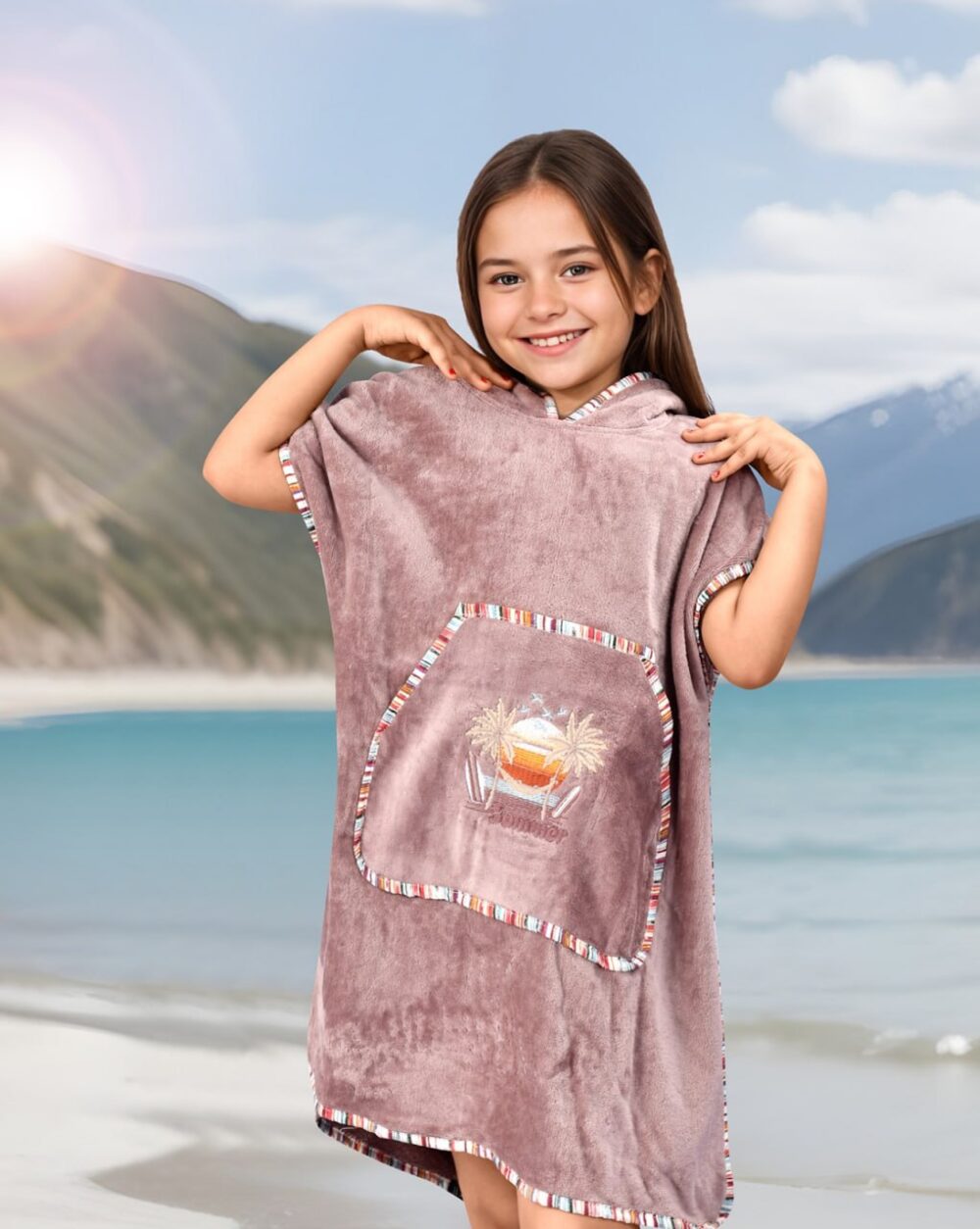 ⁦Kids Poncho - Summer (8-12) years⁩ - الصورة ⁦12⁩