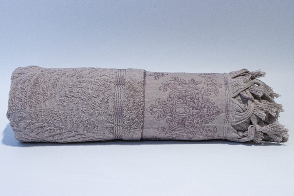 Full Bath Towel 90 cm Saray M (11) Border - Image 2
